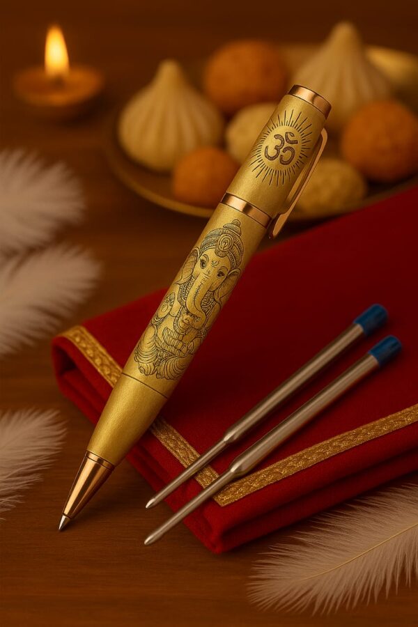 🪔 Ganesha Golden Pen